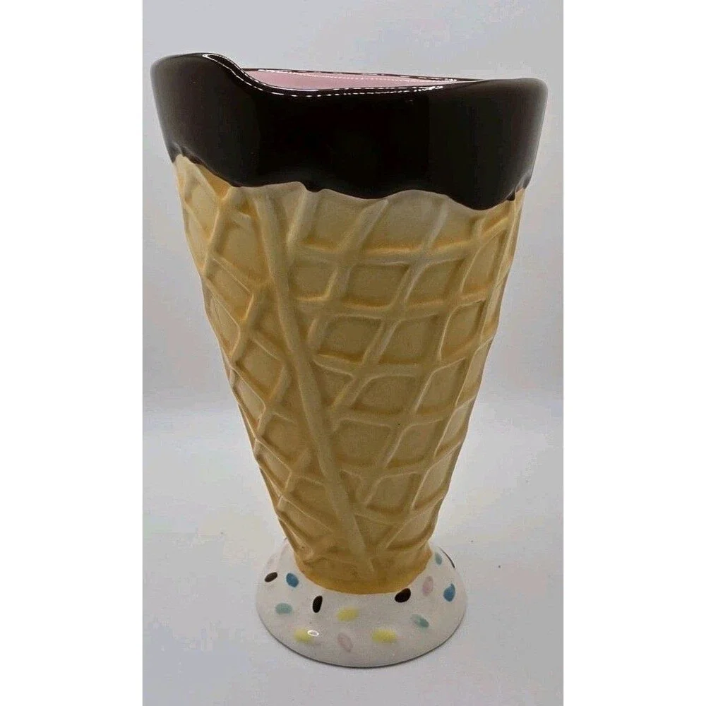 Ice Cream Waffle Cone Cups Pier 1 Set of 2
